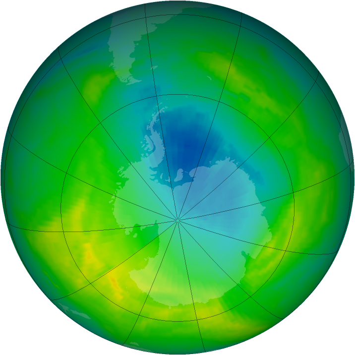 Ozone Map 1988-11-05